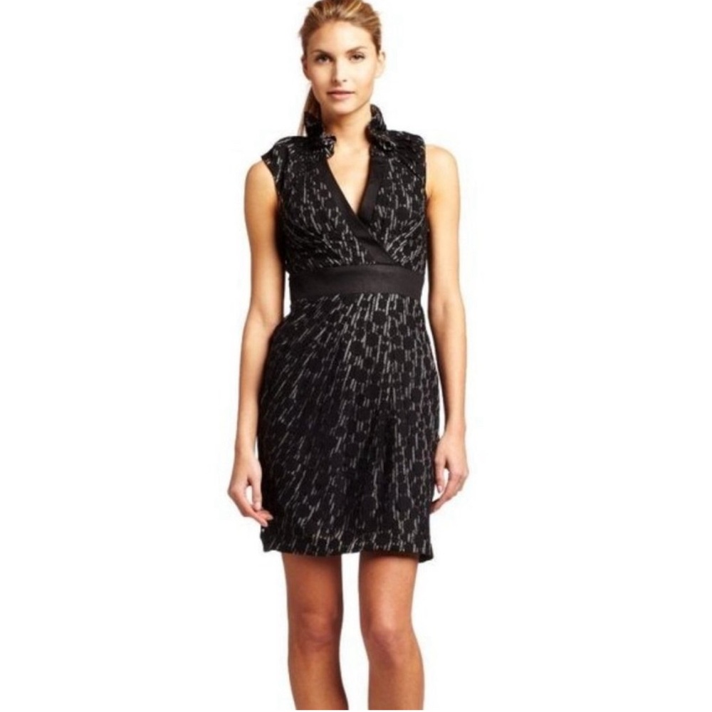 Eva Franco Saratoga Black Lace Overlay Dress